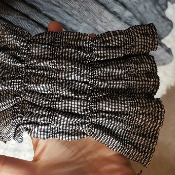 Moon river women’s gingham mini dress with long sleeves small - Picture 5 of 12